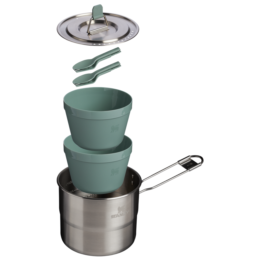 The Wildfare Go Two Bowl Cookset | 8-piece set